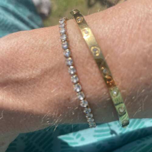 Tennis Bracelet (Gold)
