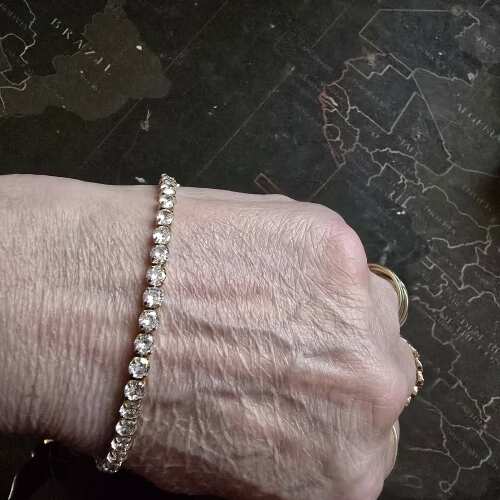 Tennis Bracelet (Gold)