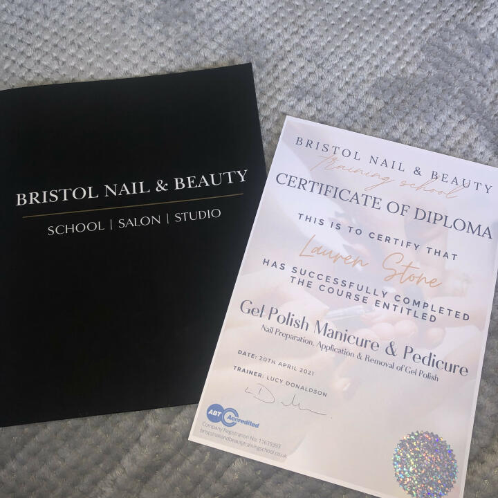 Bristol Nail and Beauty Training School 5 star review on 21st April 2021