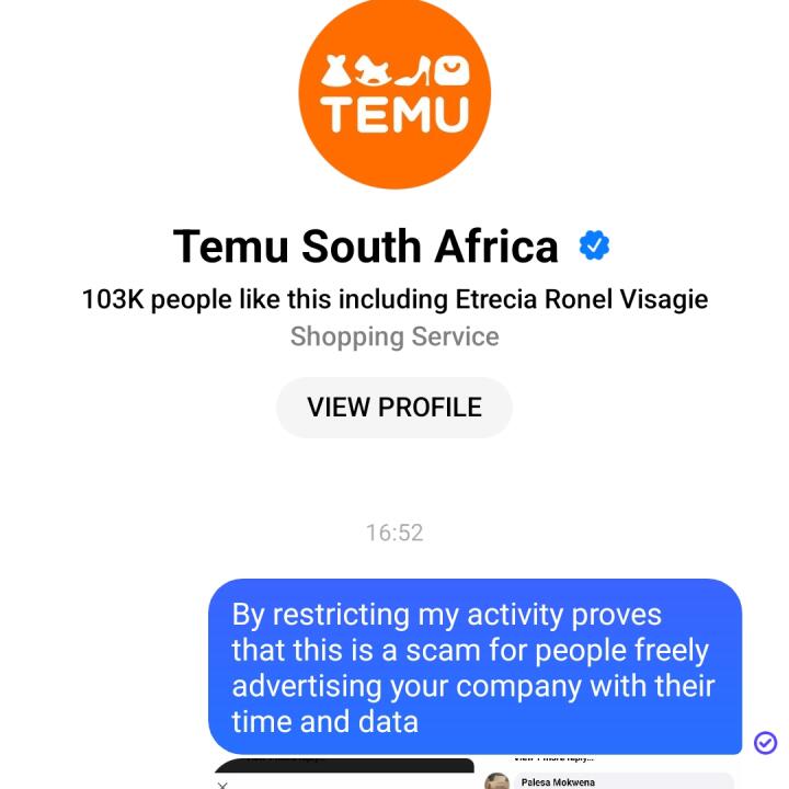 temu.com 1 star review on 25th May 2024