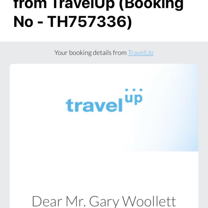 Travelup 1 star review on 9th June 2021