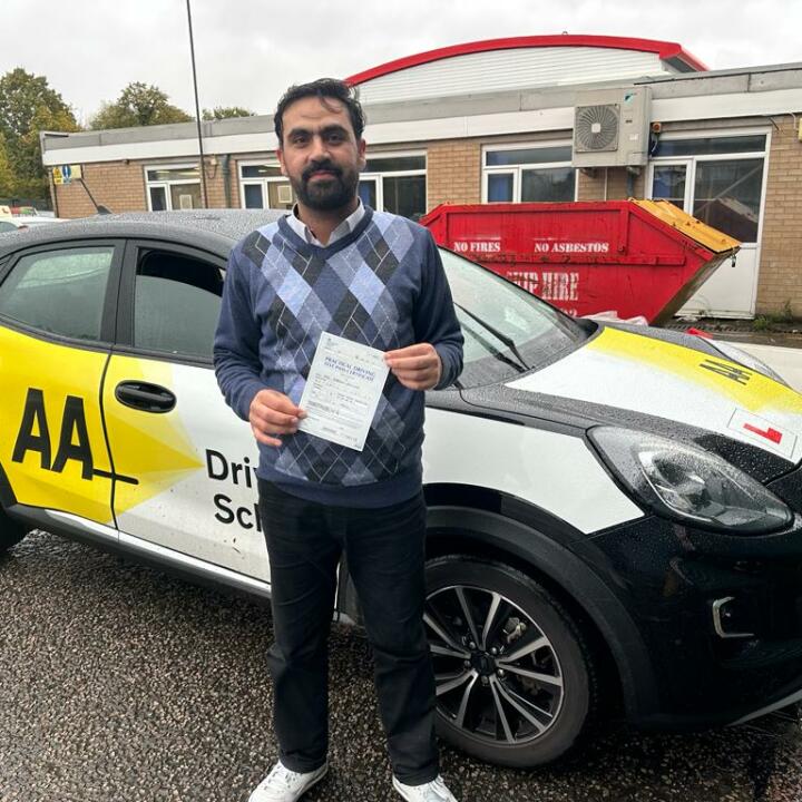 The AA Driving School 5 star review on 18th November 2023