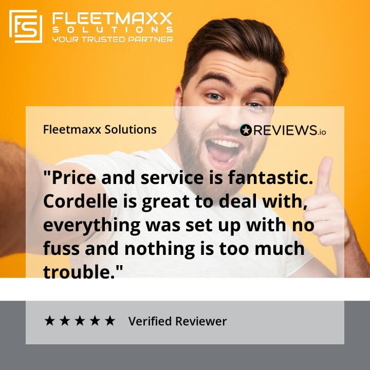Fleetmaxx Solutions 5 star review on 23rd November 2022
