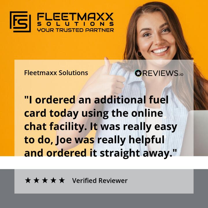 Fleetmaxx Solutions 5 star review on 23rd November 2022