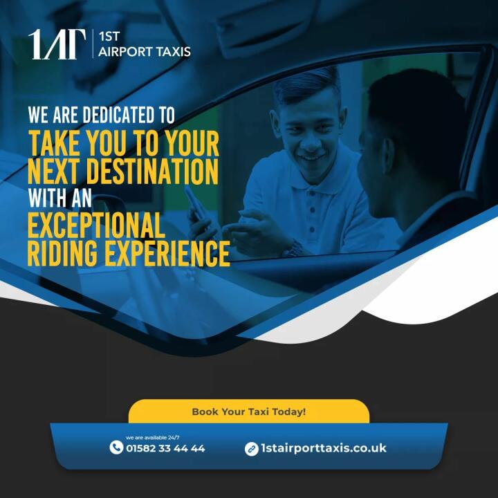 1ST Airport Taxis LTD 5 star review on 17th June 2021