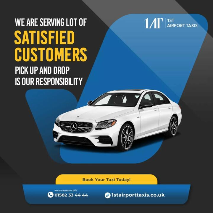 1ST Airport Taxis LTD 5 star review on 17th June 2021