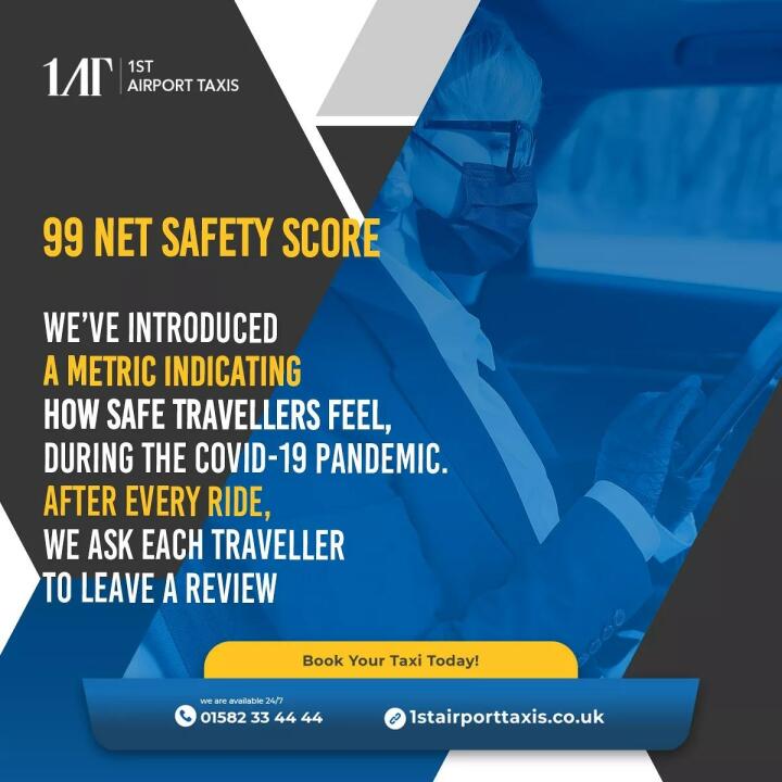 1ST Airport Taxis LTD 5 star review on 17th June 2021