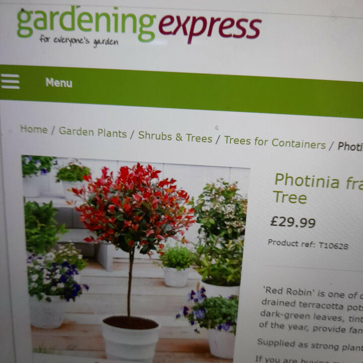 Gardening Express  1 star review on 9th May 2022