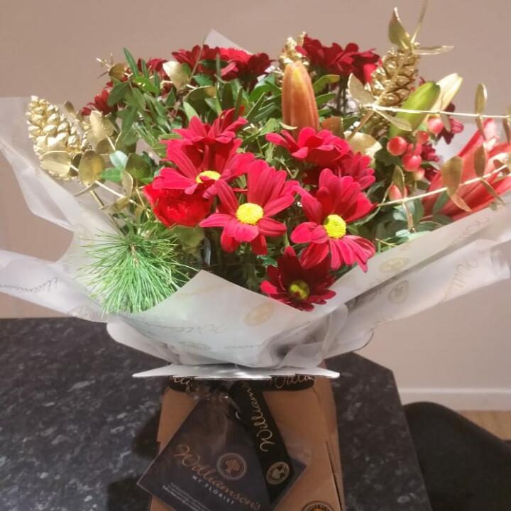 Williamson's My Florist 5 star review on 23rd December 2020