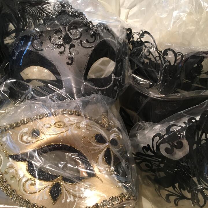Just Posh Masks 4 star review on 26th March 2017