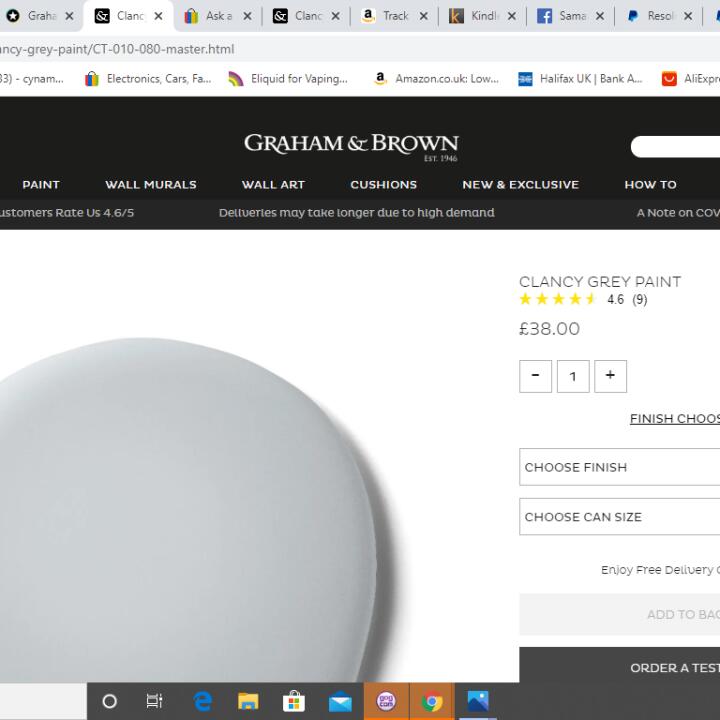 Graham & Brown 1 star review on 15th June 2020