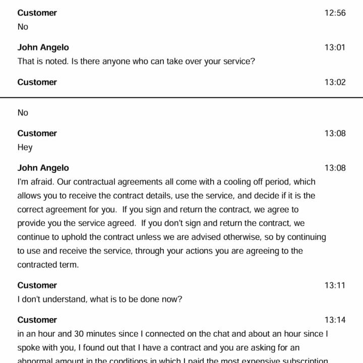 Virgin Media 1 star review on 7th July 2024