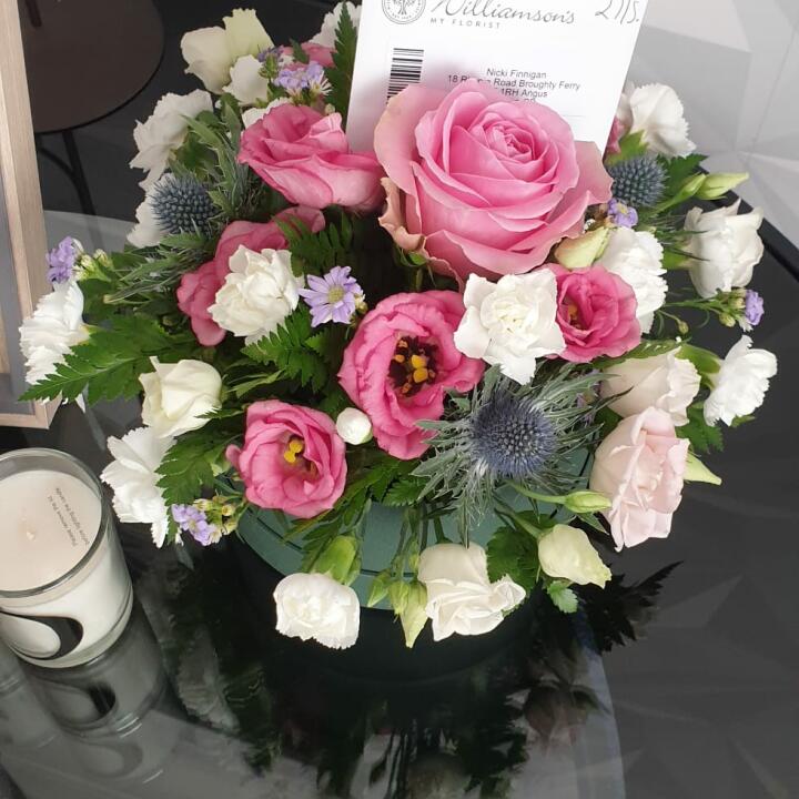 Williamson's My Florist 5 star review on 30th May 2023