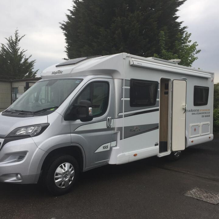 Life's an Adventure Motorhomes & Caravans 5 star review on 29th May 2018