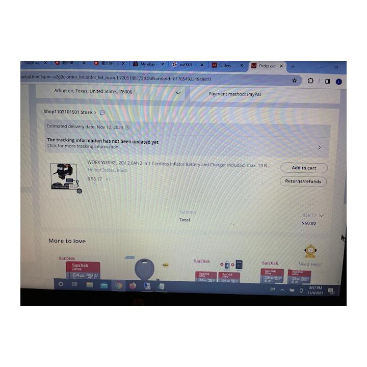 Aliexpress 1 star review on 15th November 2023