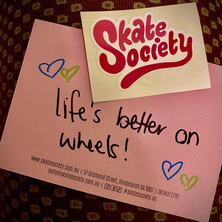 Skate Society 5 star review on 10th November 2021