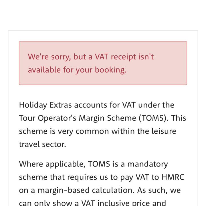 Holiday Extras 2 star review on 8th May 2023