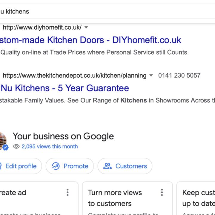 The Kitchen Depot 1 star review on 2nd December 2021