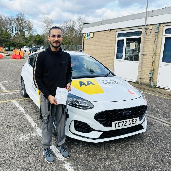 The AA Driving School 5 star review on 26th February 2024