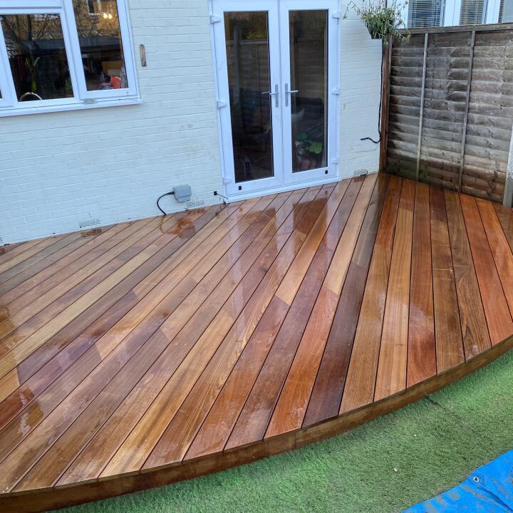 London Decking Company  5 star review on 19th February 2021