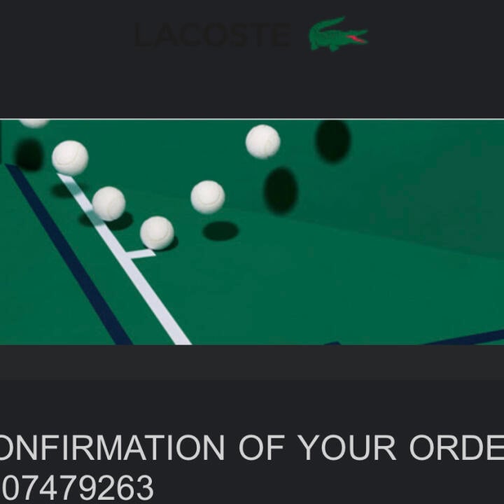 Lacoste 1 star review on 3rd June 2023