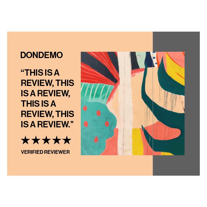 dondemo 5 star review on 20th October 2020