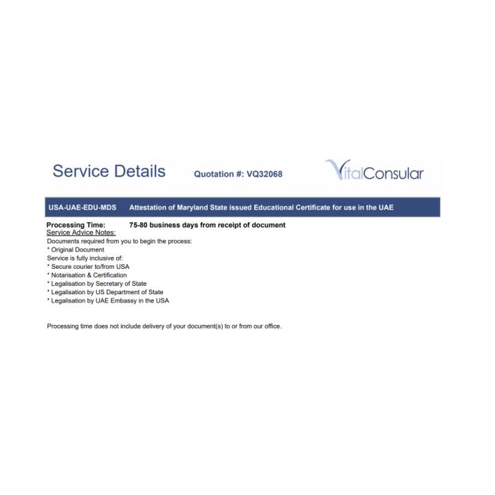 Vital Consular 1 star review on 6th June 2021