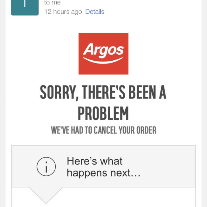 Argos 1 star review on 22nd October 2020