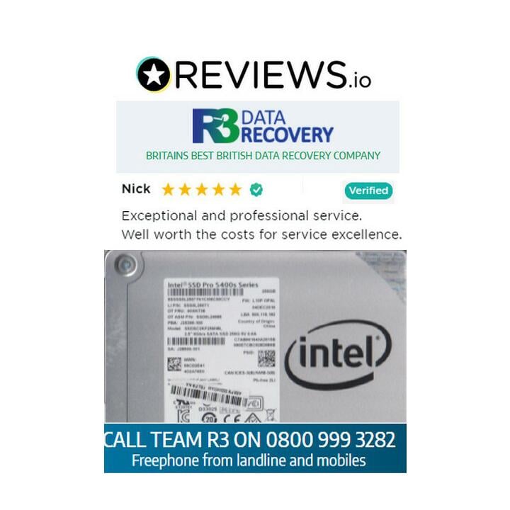 R3 Data Recovery Ltd 5 star review on 25th March 2021
