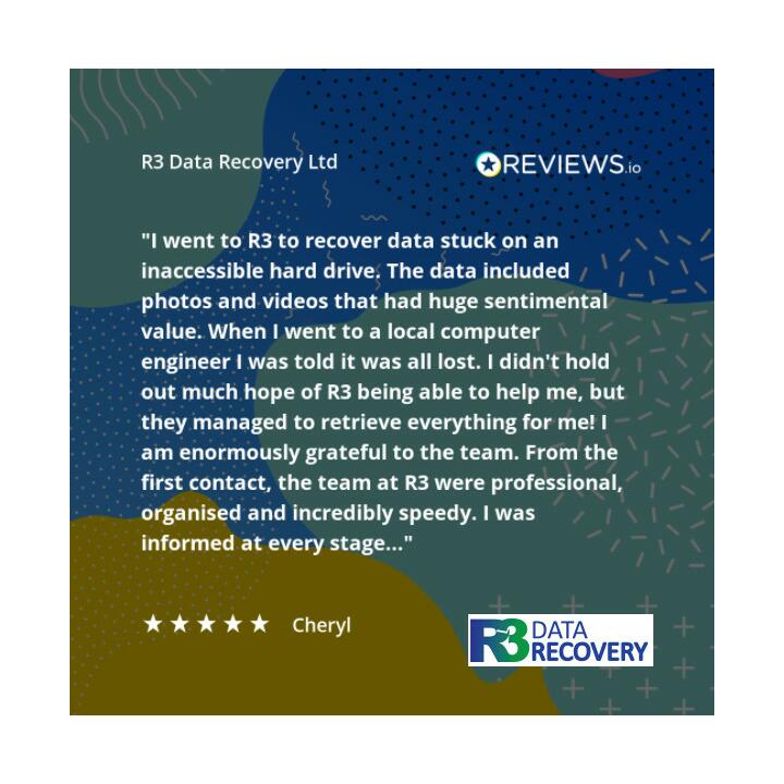 R3 Data Recovery Ltd 5 star review on 3rd December 2021