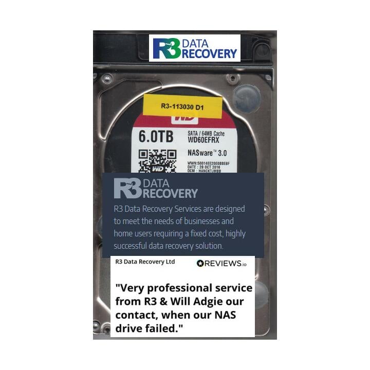 R3 Data Recovery Ltd 5 star review on 30th June 2021