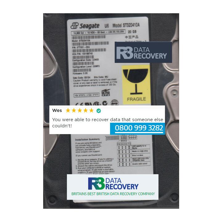R3 Data Recovery Ltd 5 star review on 7th June 2021