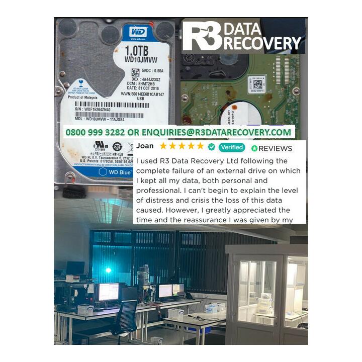 R3 Data Recovery Ltd 5 star review on 14th January 2022