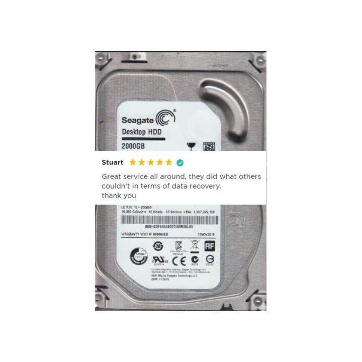 R3 Data Recovery Ltd 5 star review on 3rd June 2021