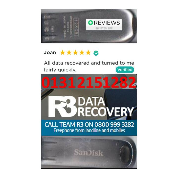 R3 Data Recovery Ltd 5 star review on 10th December 2021