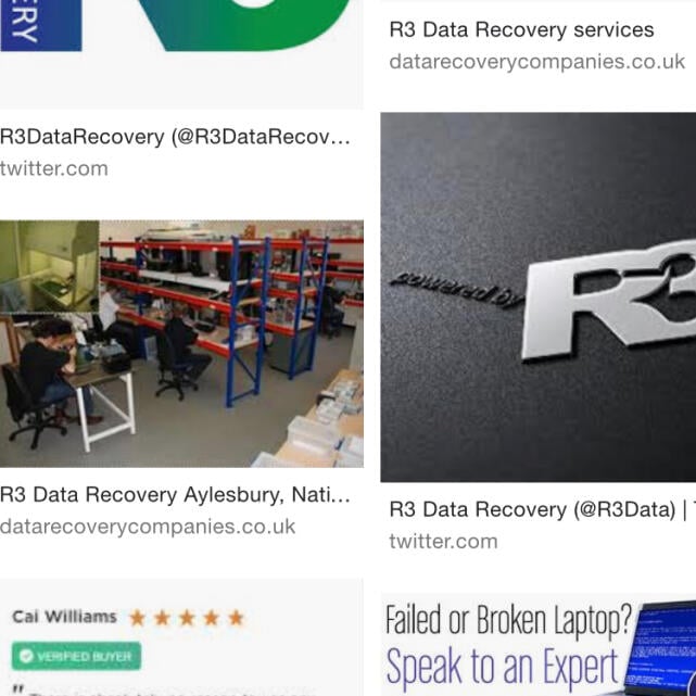 R3 Data Recovery Ltd 5 star review on 29th May 2018