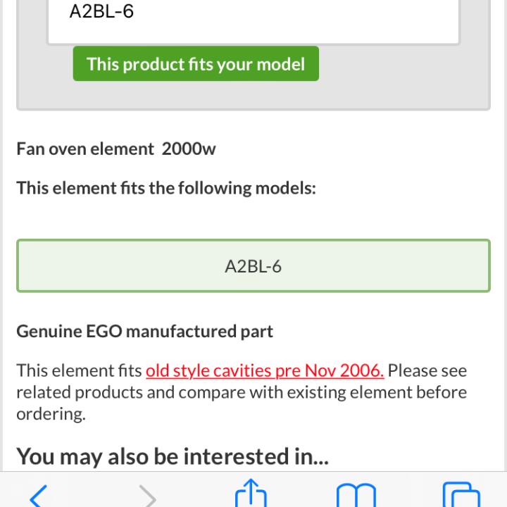 Element Replacement Ltd 1 star review on 10th October 2022