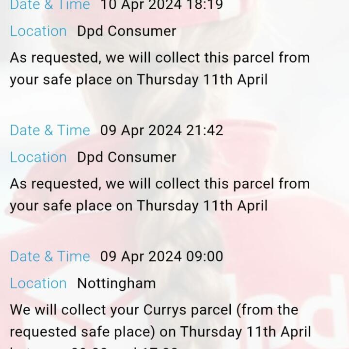 DPD 1 star review on 11th April 2024