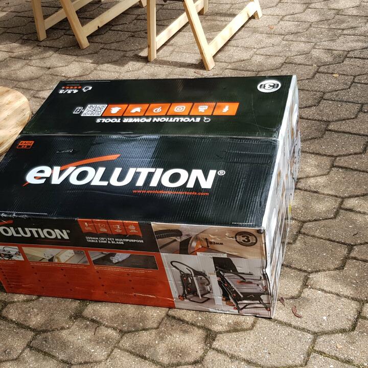 Evolution Power Tools 5 star review on 13th July 2020