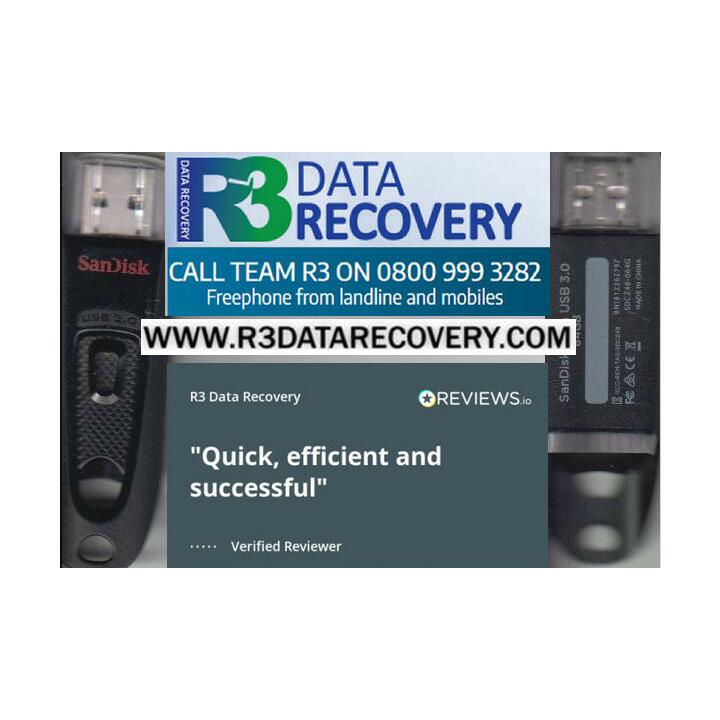 R3 Data Recovery 5 star review on 1st July 2021