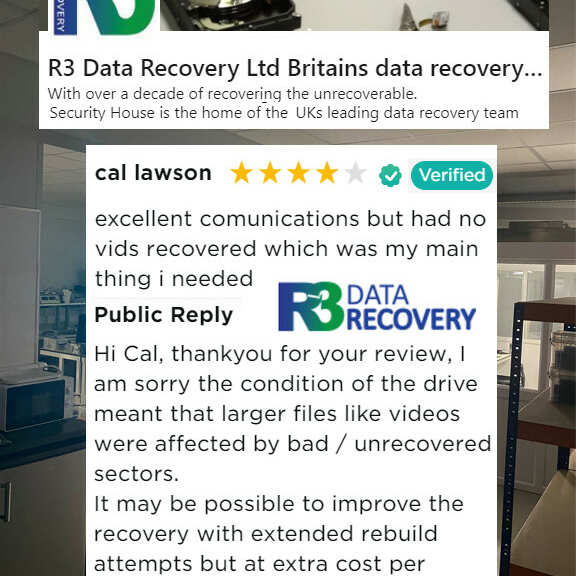 R3 Data Recovery 4 star review on 14th August 2015