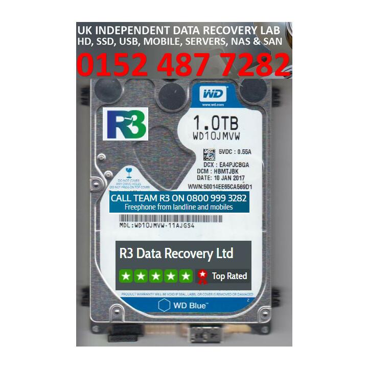 R3 Data Recovery 5 star review on 7th January 2018