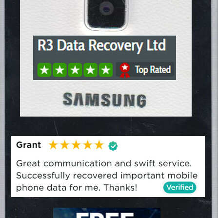 R3 Data Recovery 5 star review on 24th January 2022