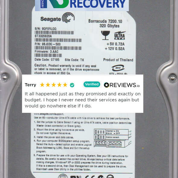 R3 Data Recovery 5 star review on 11th October 2021