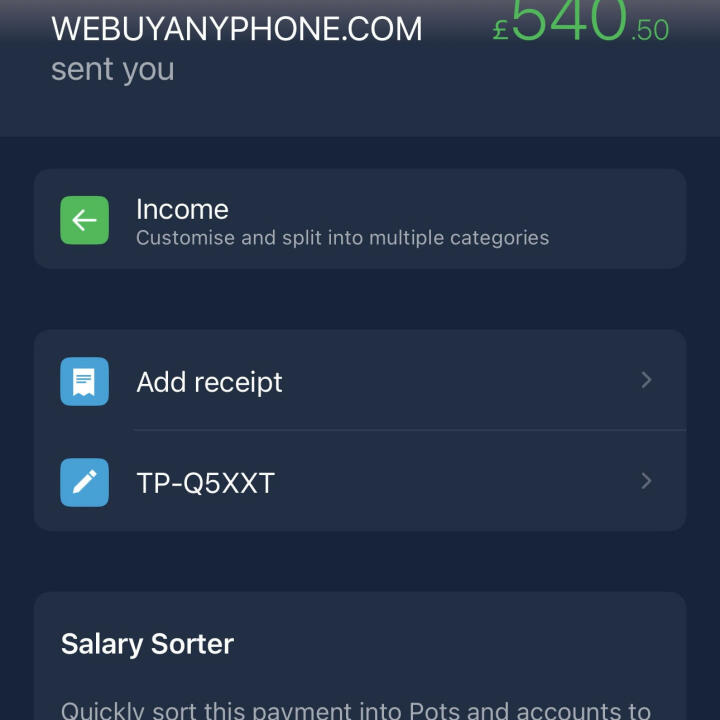 Webuyanyphone 5 star review on 13th December 2022