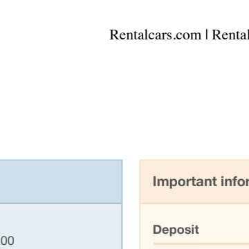 Rentalcars.com 1 star review on 10th September 2023