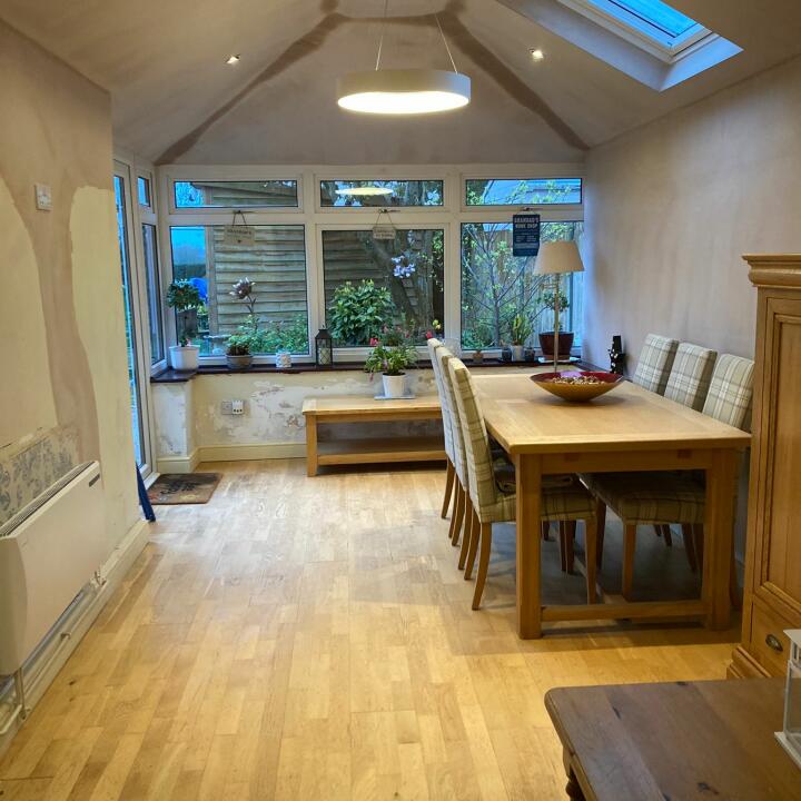Oakdene Solid Conservatory Roofs 5 star review on 11th May 2023