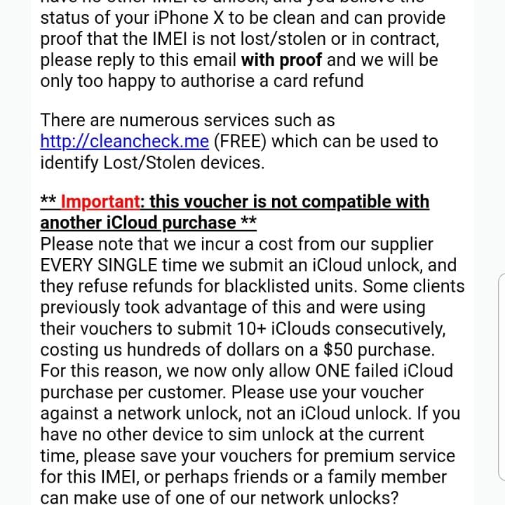 Official iPhone Unlock 1 star review on 16th January 2021
