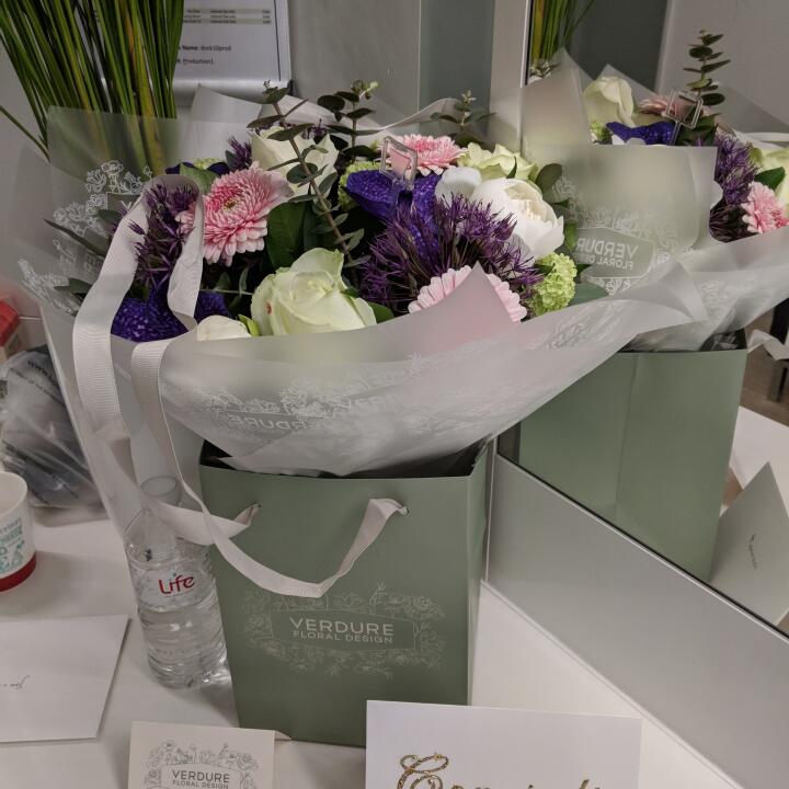 Verdure Floral Design Ltd 5 star review on 19th May 2018