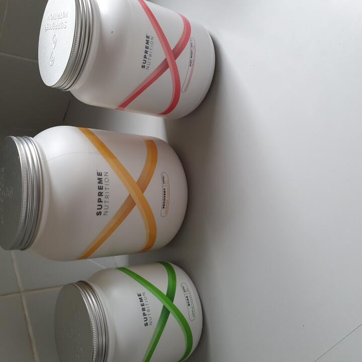 Supreme Nutrition 5 star review on 4th June 2019